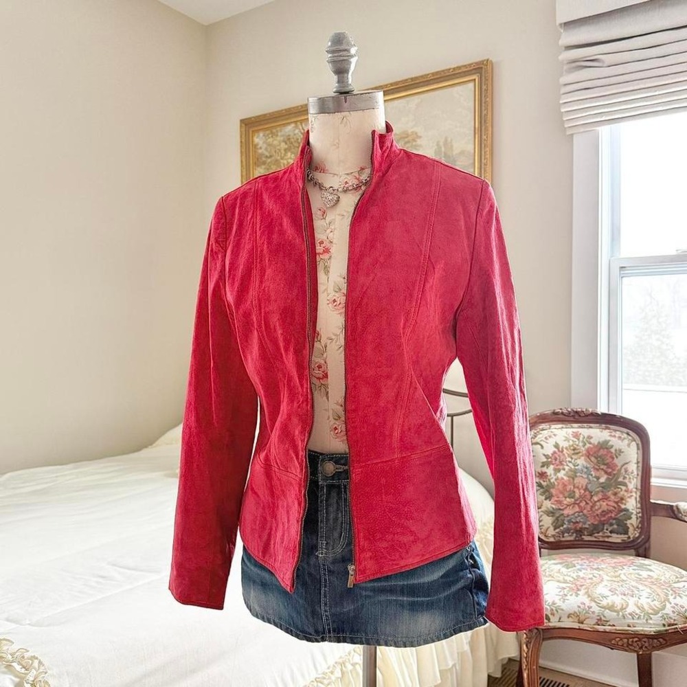 Y2K Pursuits genuine leather jacket‎ size small